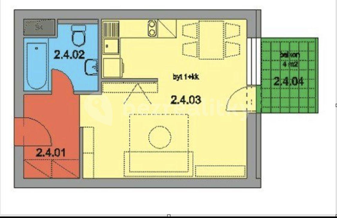 Prenájom bytu 1-izbový 40 m², U Leskavy, Brno, Jihomoravský kraj