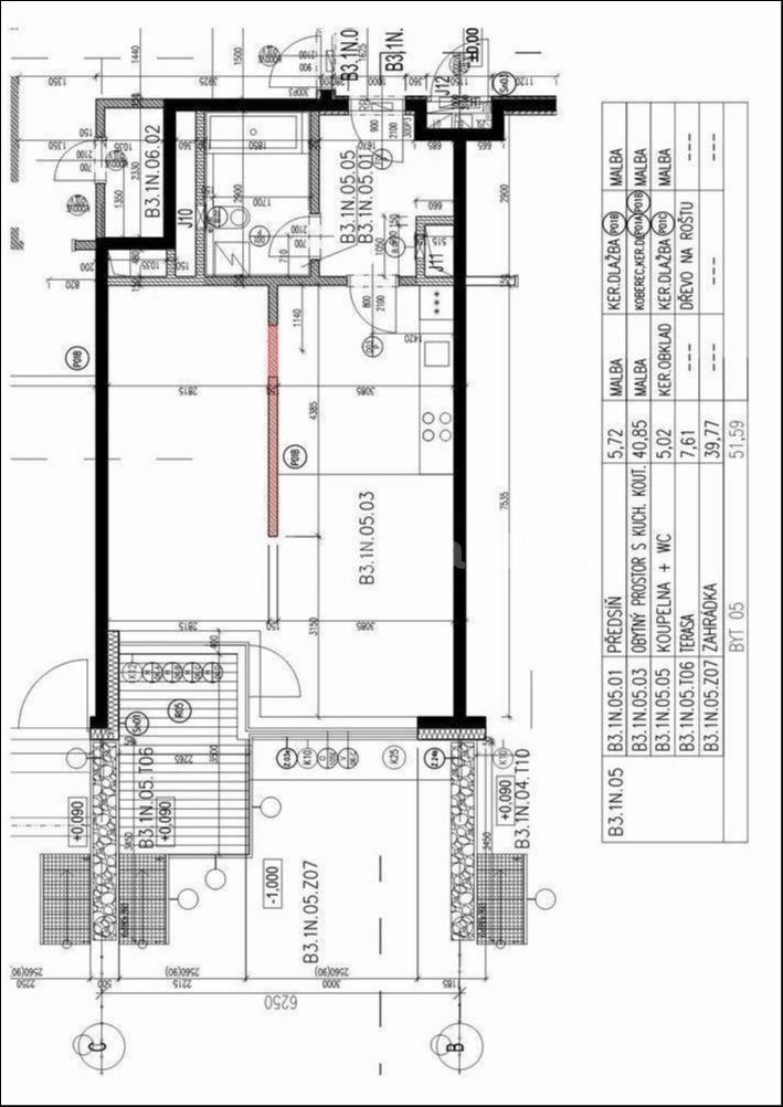 Prenájom bytu 2-izbový 55 m², Olgy Havlové, Praha, Praha