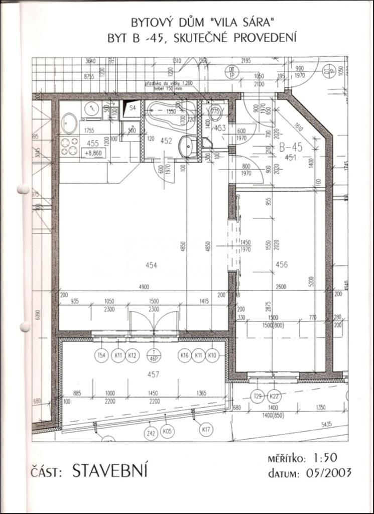 Prenájom bytu 2-izbový 55 m², Krejčího, Praha, Praha