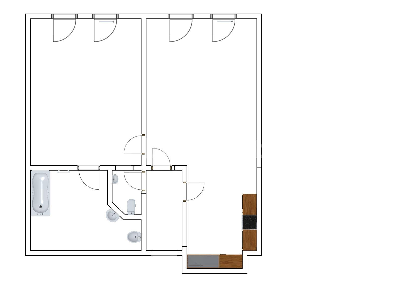 Prenájom bytu 2-izbový 80 m², Musílkova, Praha, Praha