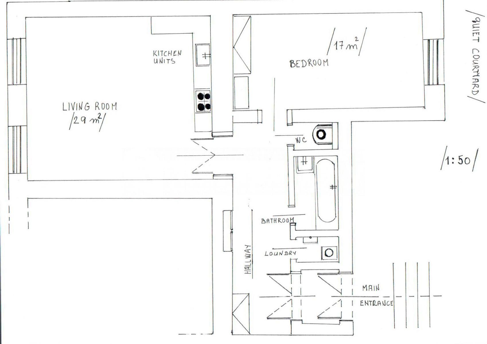 Prenájom bytu 2-izbový 70 m², Štefánikova, Praha, Praha