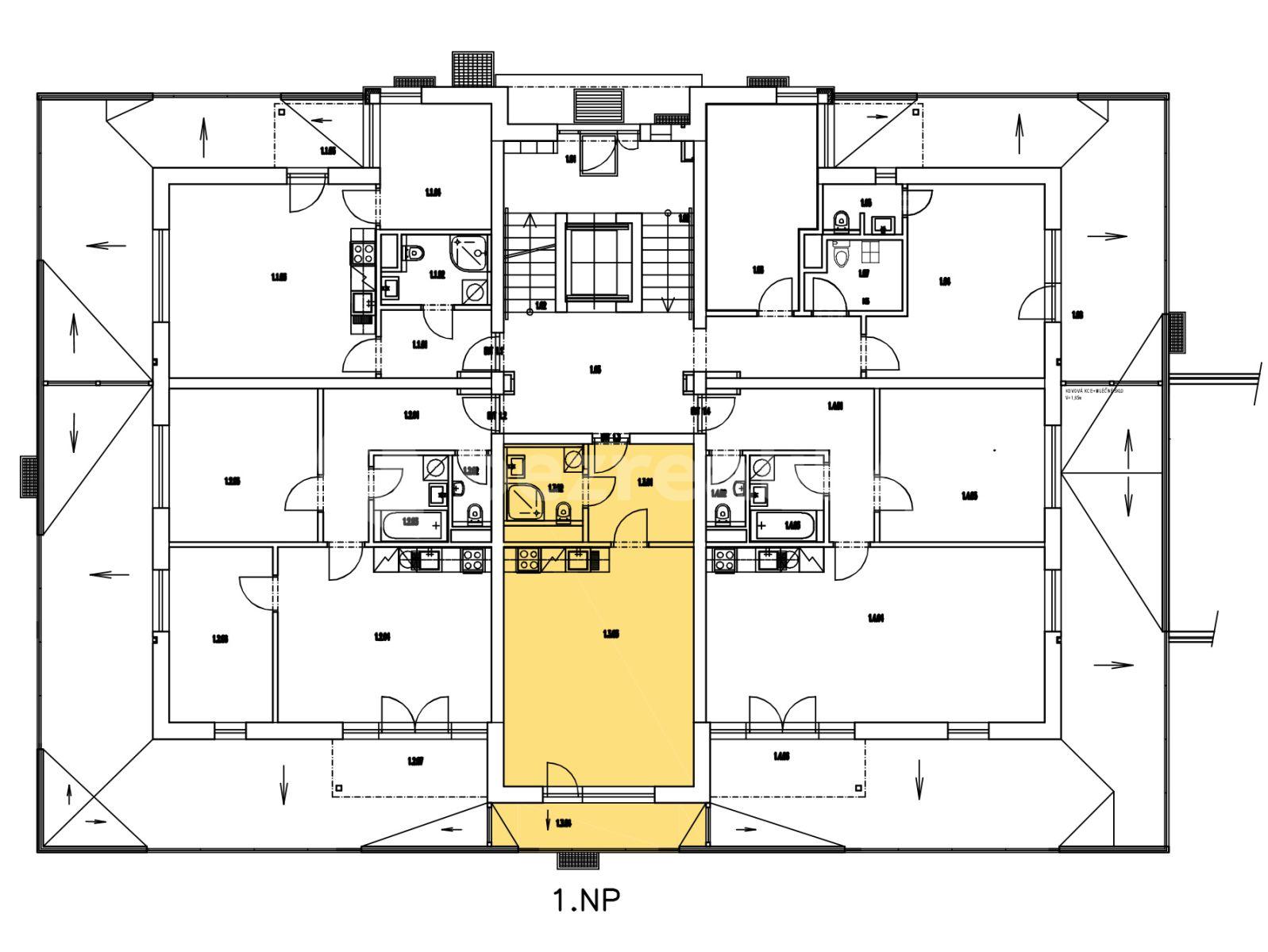 Prenájom bytu 1-izbový 38 m², Kadečkové, Praha, Praha