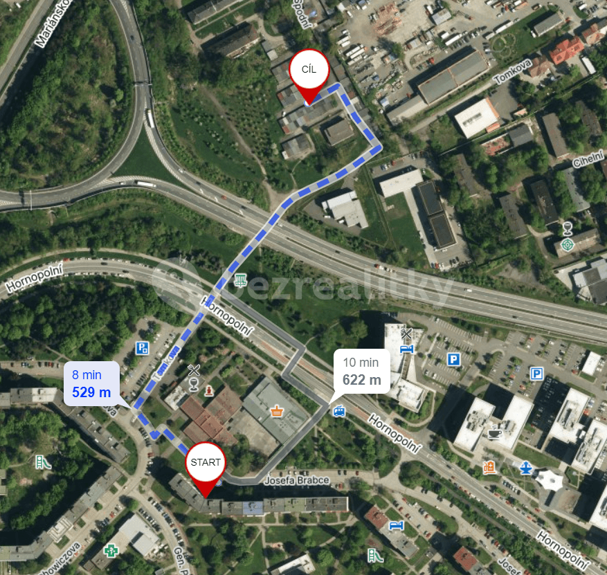 Prenájom bytu 1-izbový 36 m², Josefa Brabce, Ostrava, Moravskoslezský kraj