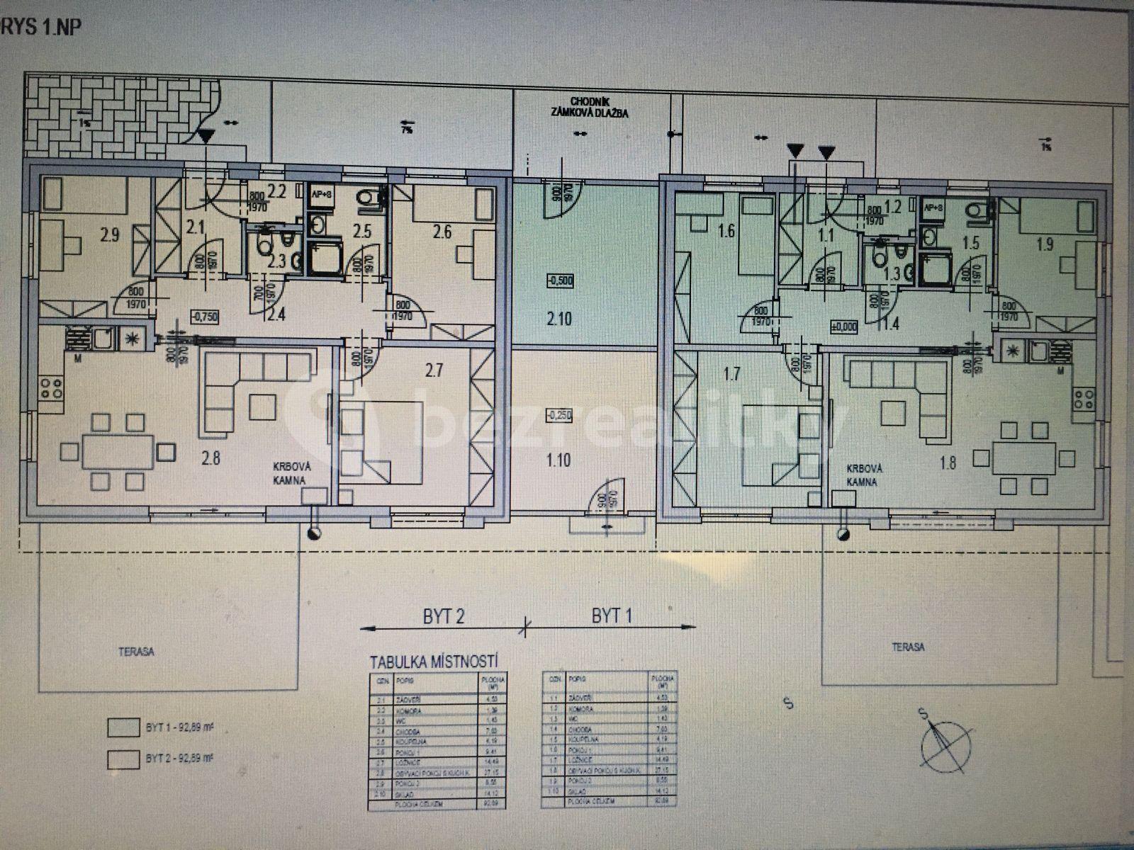 Prenájom domu 78 m², pozemek 400 m², Bárova, Tehov, Středočeský kraj