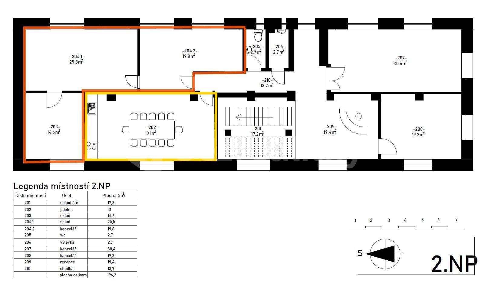 Prenájom nebytového priestoru 30 m², Dr. Janského, Černošice, Středočeský kraj