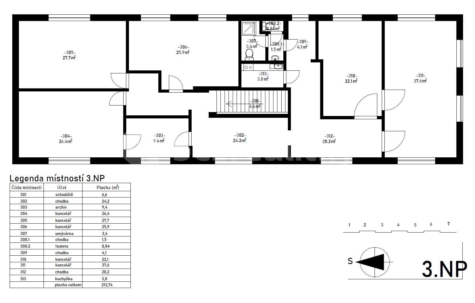 Prenájom nebytového priestoru 30 m², Dr. Janského, Černošice, Středočeský kraj