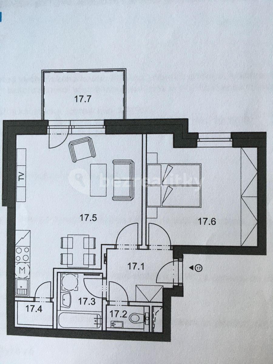 Prenájom bytu 2-izbový 54 m², Fojtova, Praha, Praha