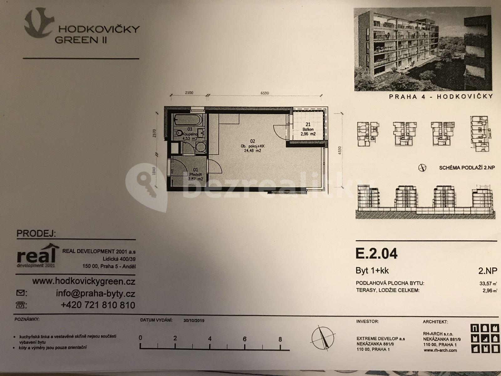 Prenájom bytu 1-izbový 33 m², Šífařská, Praha, Praha