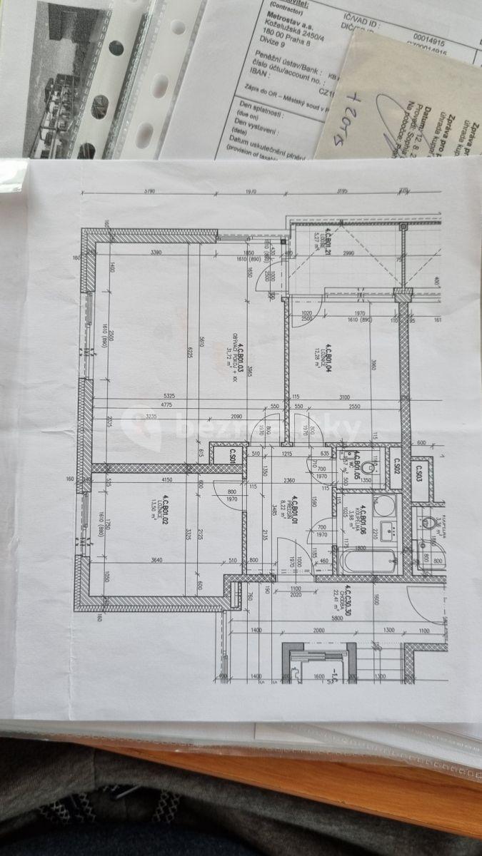 Prenájom bytu 3-izbový 85 m², Praha, Praha