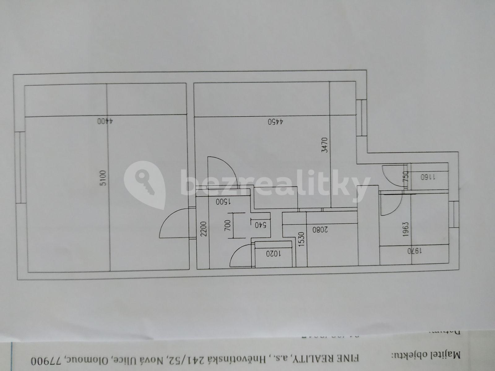 Prenájom bytu 2-izbový 50 m², U Stadiónu, Ústí nad Labem, Ústecký kraj