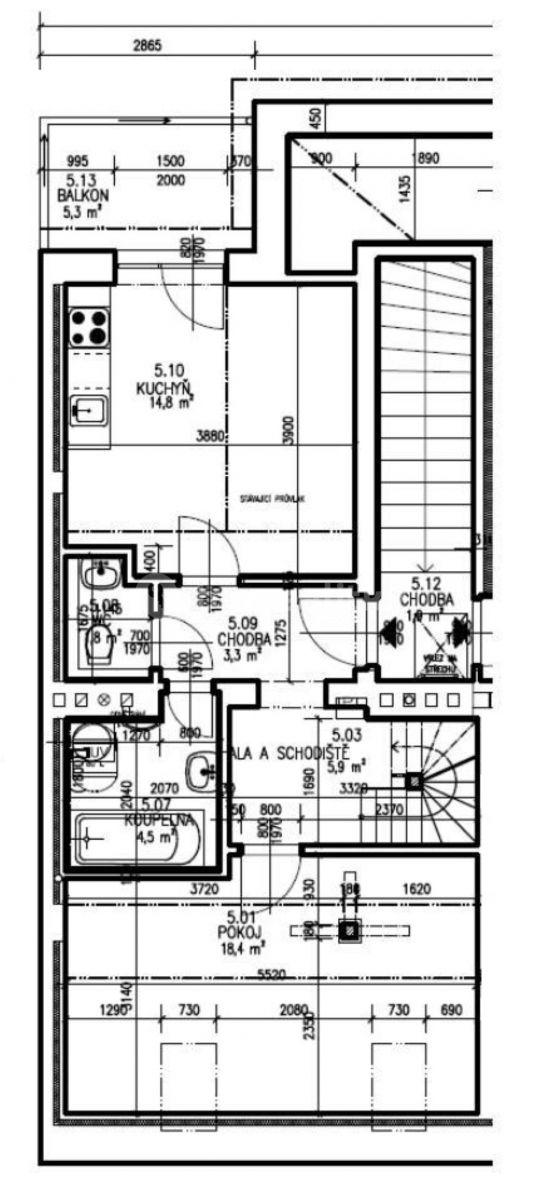 Prenájom bytu 1-izbový 64 m², Štítného, Praha, Praha