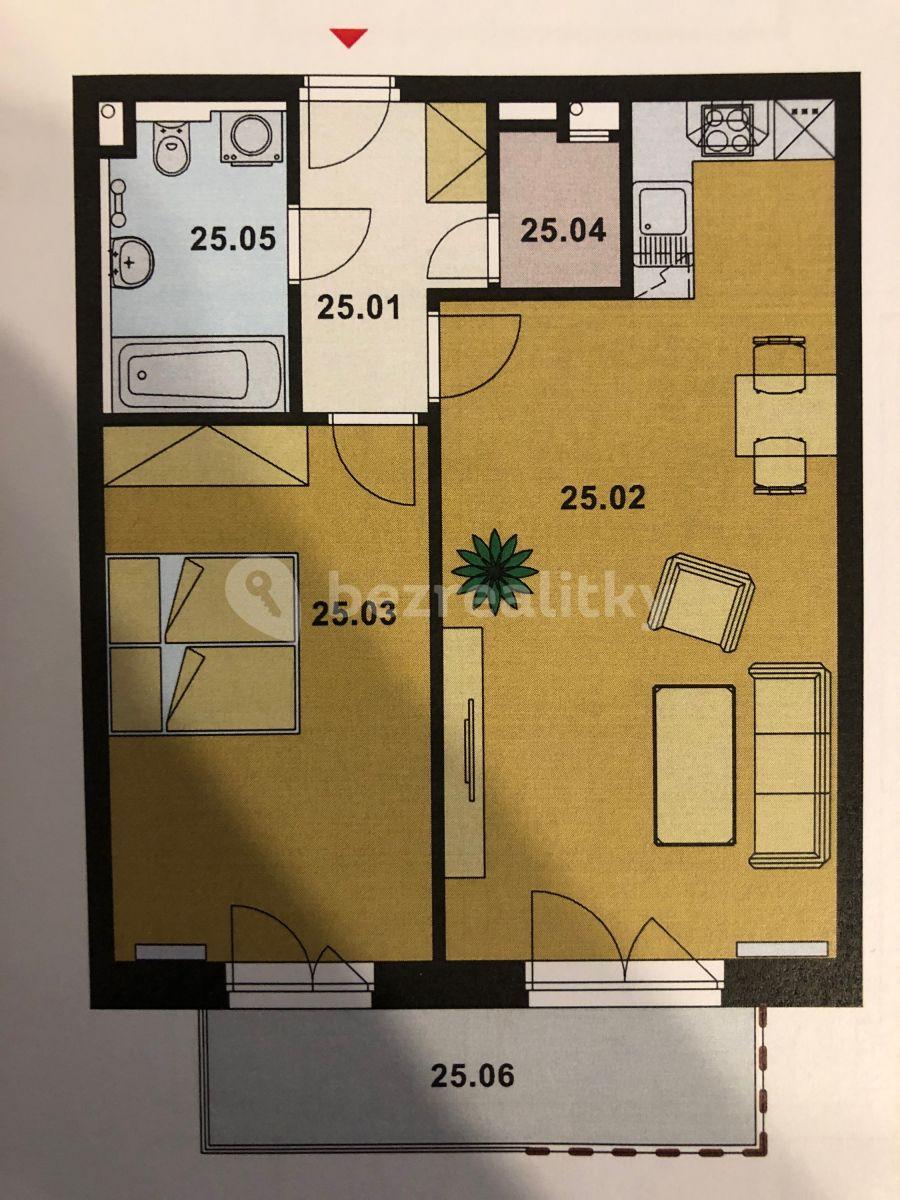 Prenájom bytu 2-izbový 66 m², Čechova, Poděbrady, Středočeský kraj