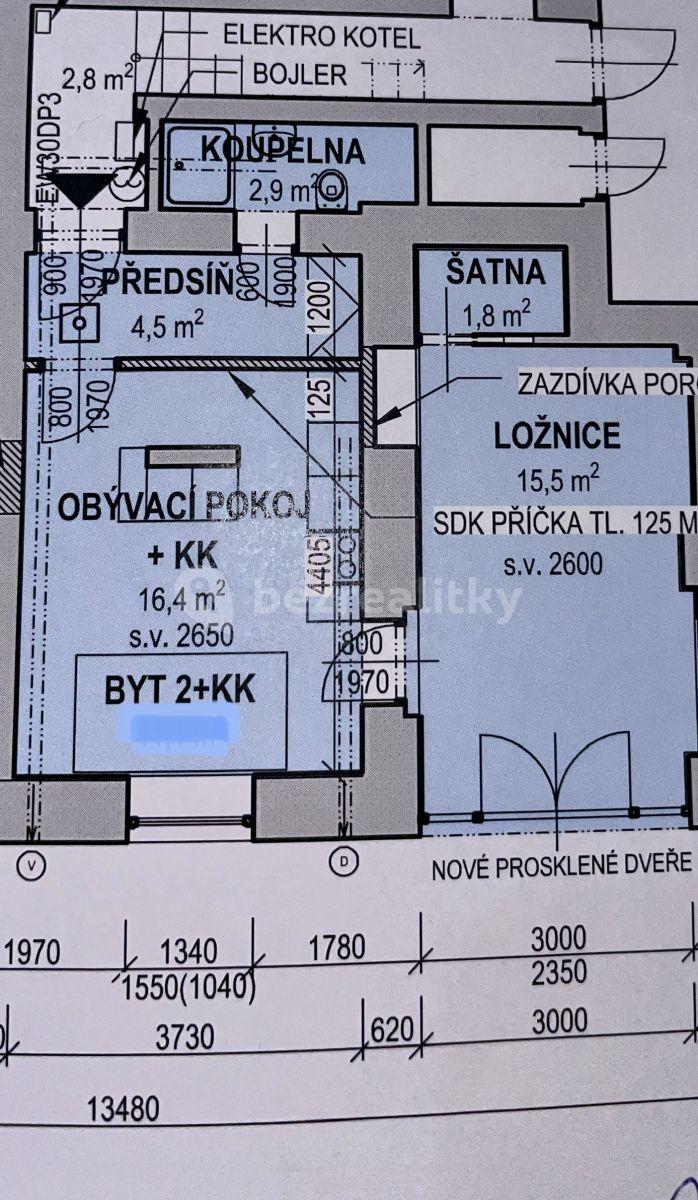 Prenájom bytu 2-izbový 48 m², Zlínská, Liberec, Liberecký kraj