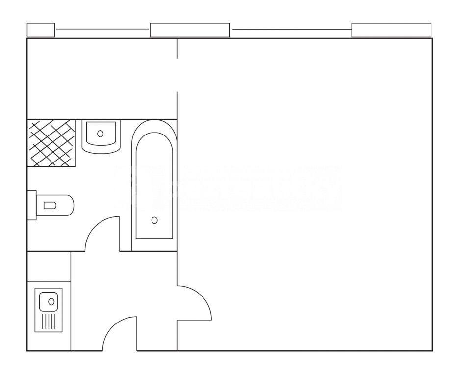 Prenájom bytu 1-izbový 32 m², Kunínova, Praha, Praha