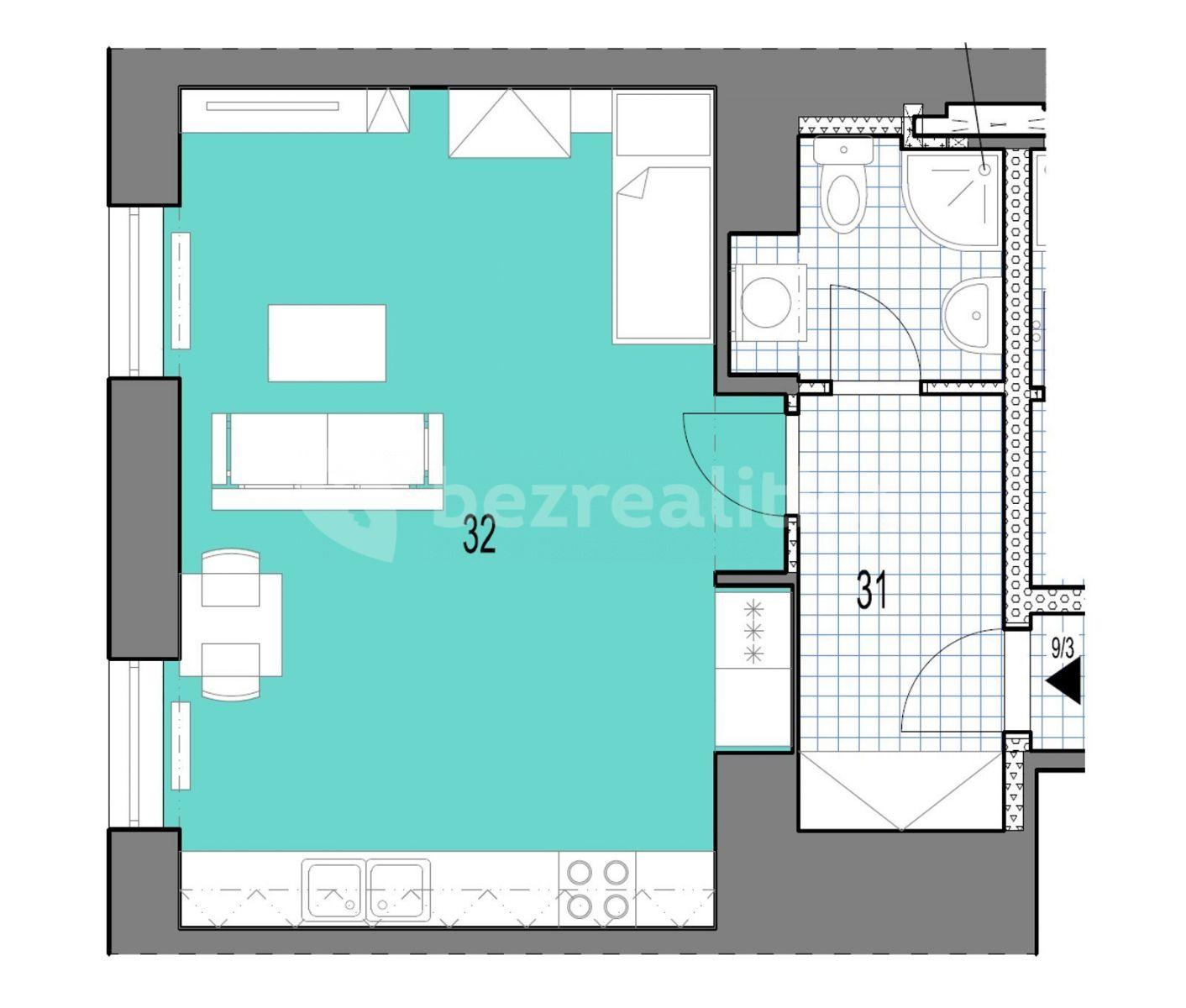 Prenájom bytu 1-izbový 37 m², Hlavní třída, Havířov, Moravskoslezský kraj