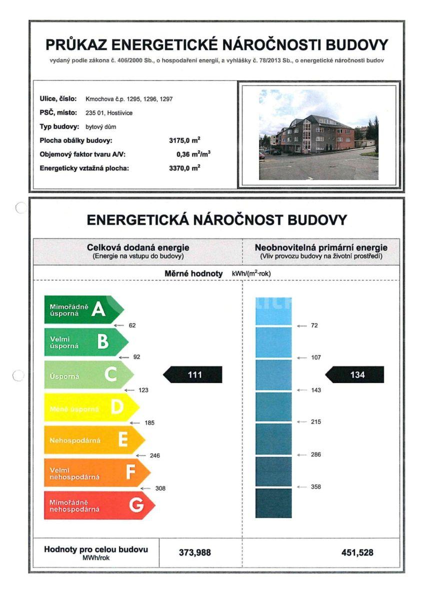 Predaj bytu 3-izbový 89 m², Kmochova, Hostivice, Středočeský kraj