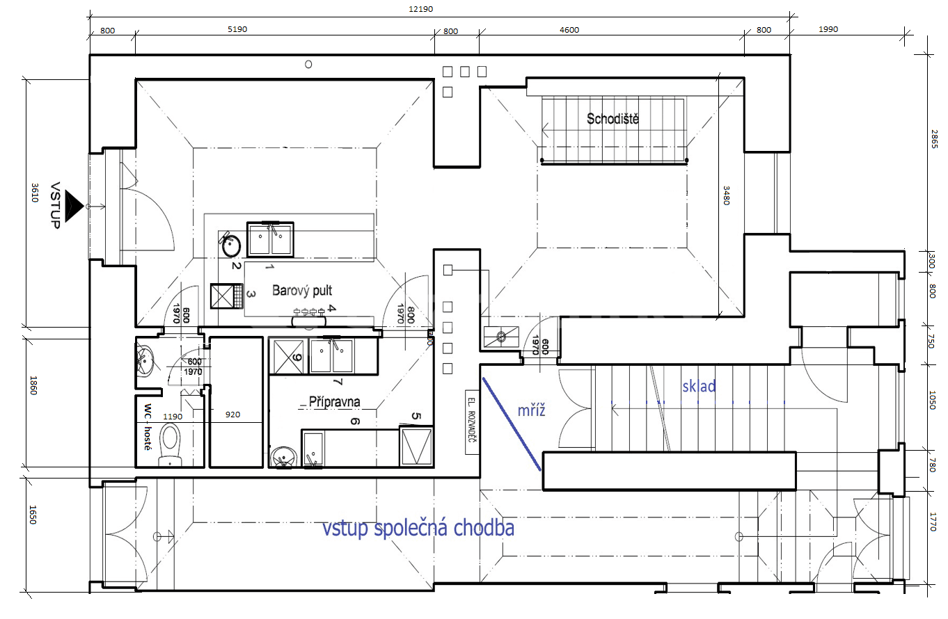 Prenájom nebytového priestoru 100 m², Štítného, Praha, Praha