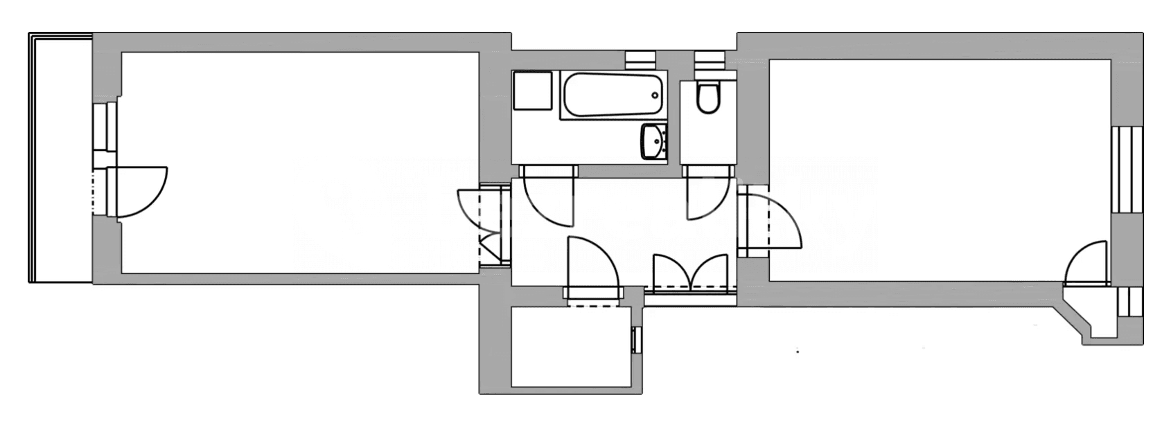 Prenájom bytu 2-izbový 55 m², Voroněžská, Praha, Praha