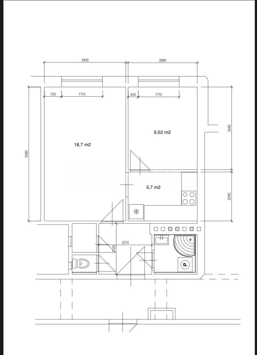 Prenájom bytu 2-izbový 45 m², Polská, Praha, Praha