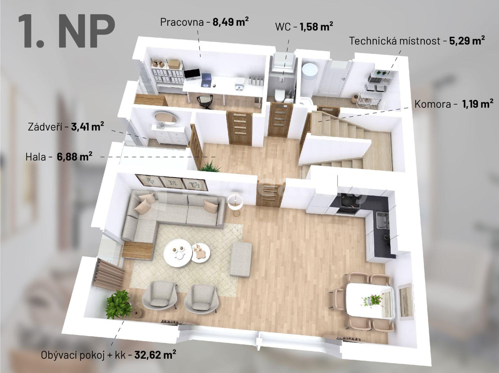 Predaj domu 130 m², pozemek 508 m², K Horce, Doksy, Středočeský kraj