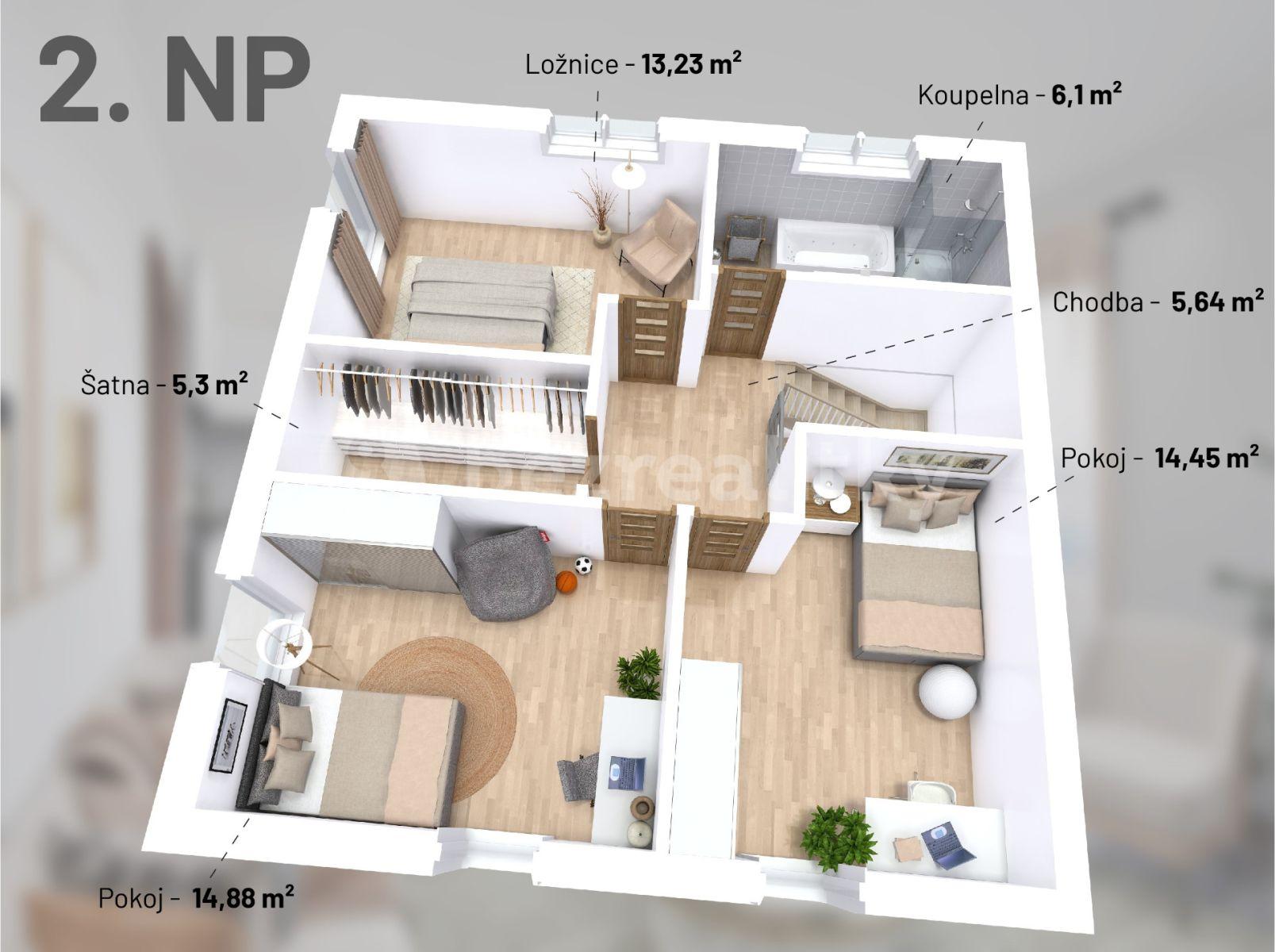 Predaj domu 130 m², pozemek 508 m², K Horce, Doksy, Středočeský kraj