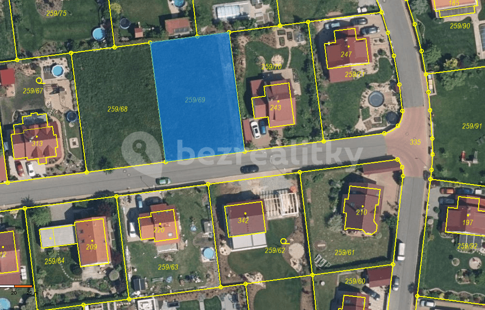 Predaj pozemku 800 m², Nad Strání, Mnichovo Hradiště, Středočeský kraj