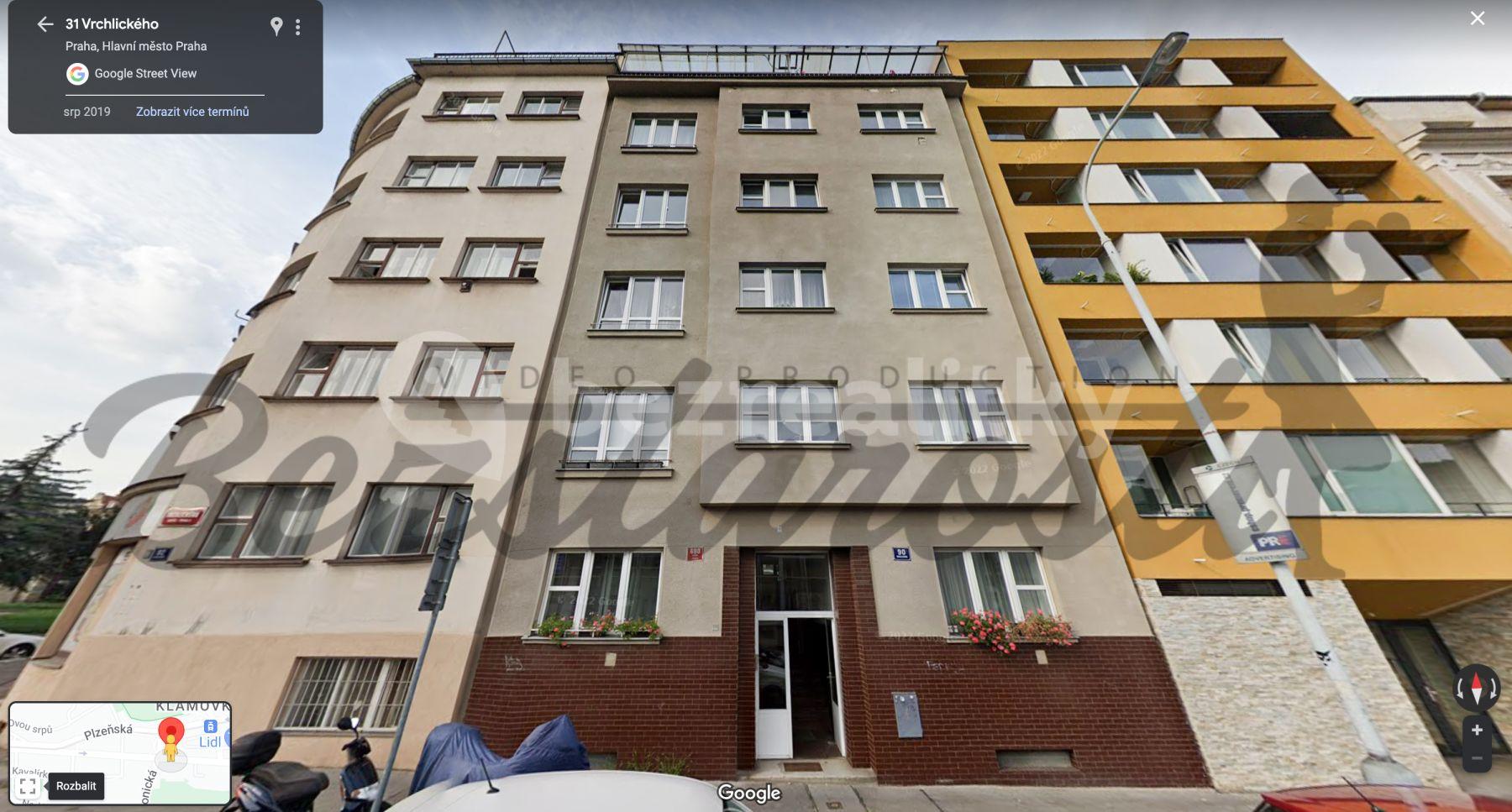 Prenájom bytu 1-izbový 34 m², Vrchlického, Praha, Praha