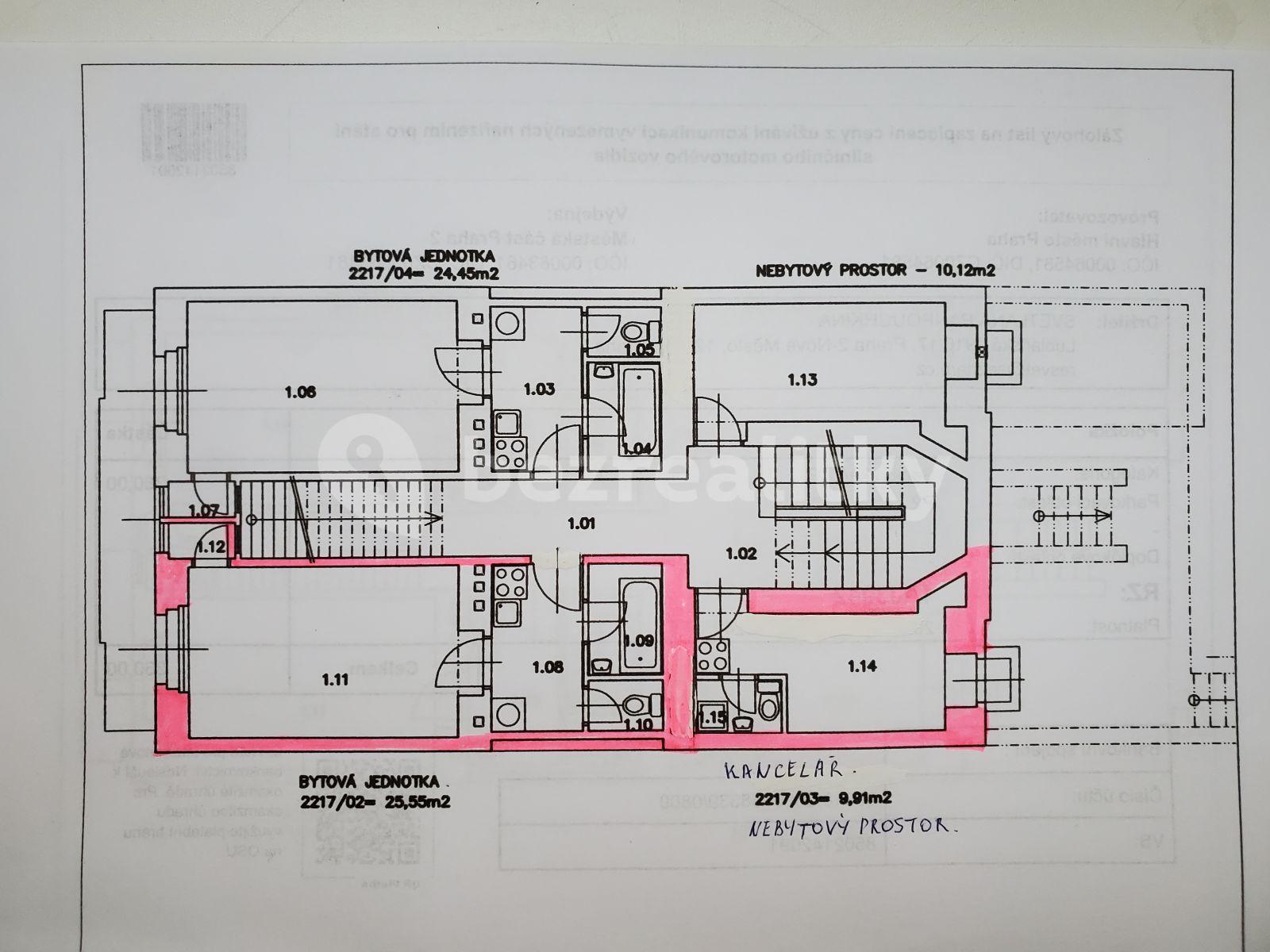 Predaj bytu 1-izbový 36 m², Holečkova, Praha, Praha