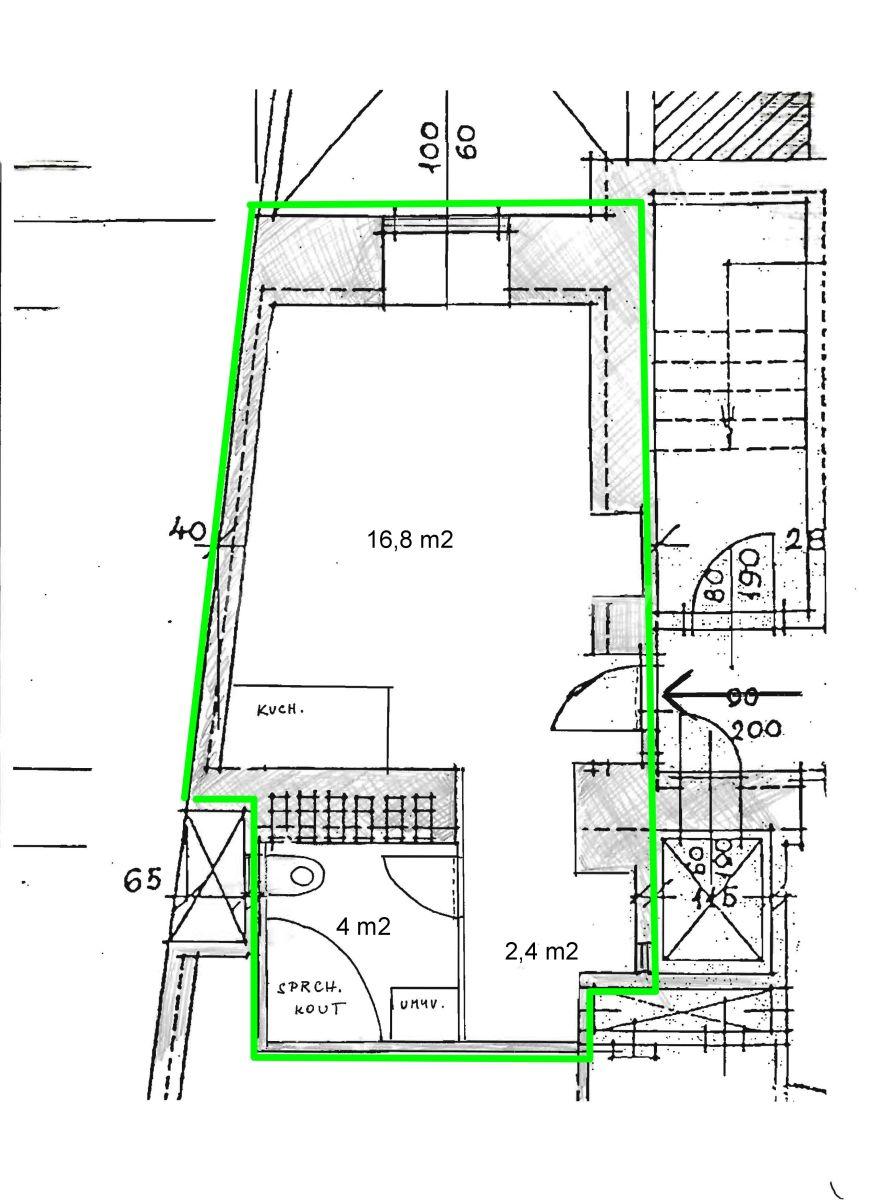 Prenájom bytu 1-izbový 23 m², Přístavní, Praha, Praha