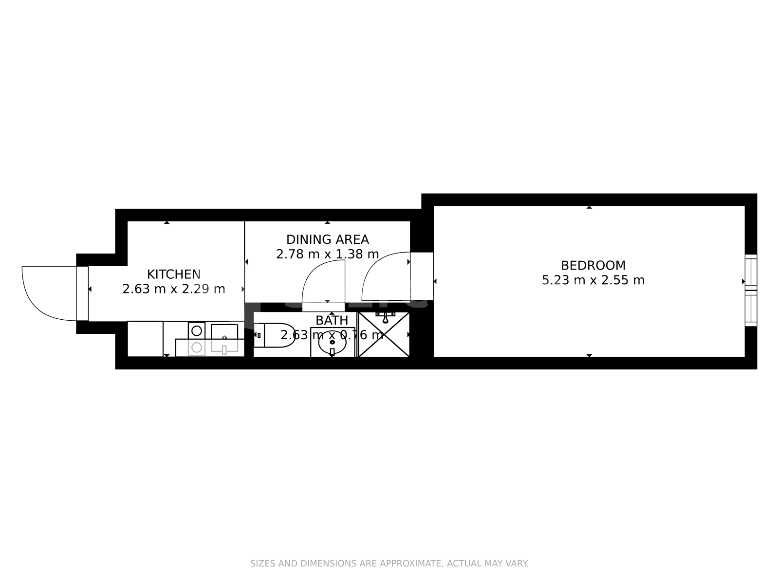 Prenájom bytu 1-izbový 25 m², Václavská, Brno, Jihomoravský kraj