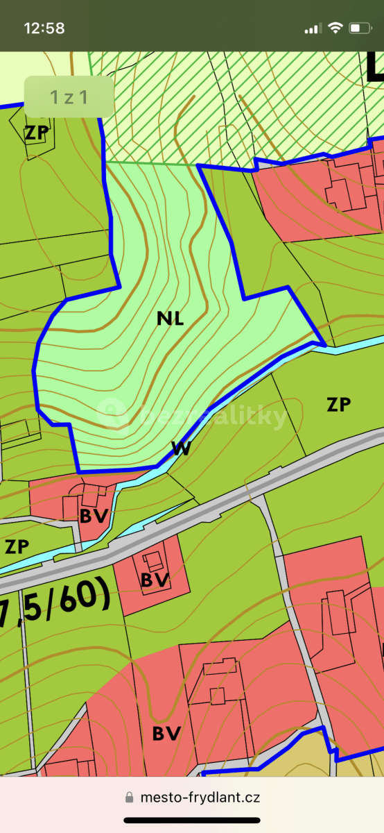 Predaj pozemku 3.096 m², 0357, Pertoltice, Liberecký kraj