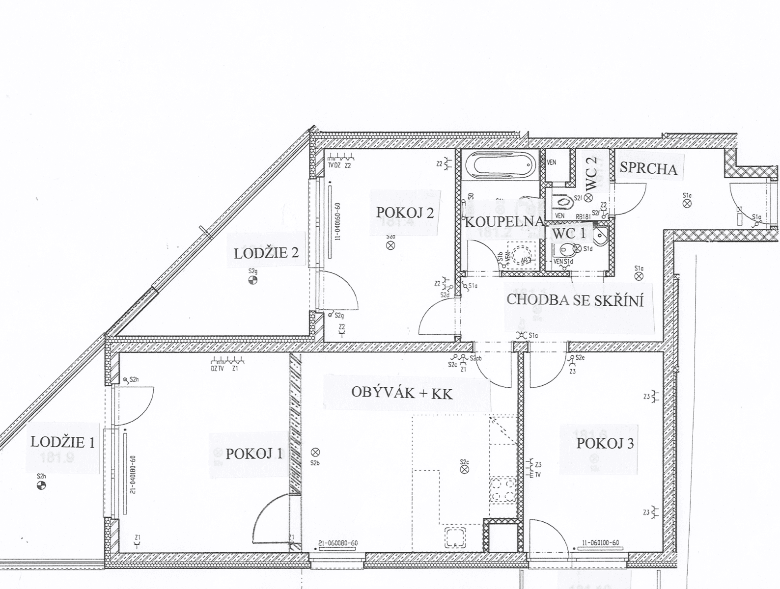 Prenájom bytu 4-izbový 125 m², Mantovská, Praha, Praha