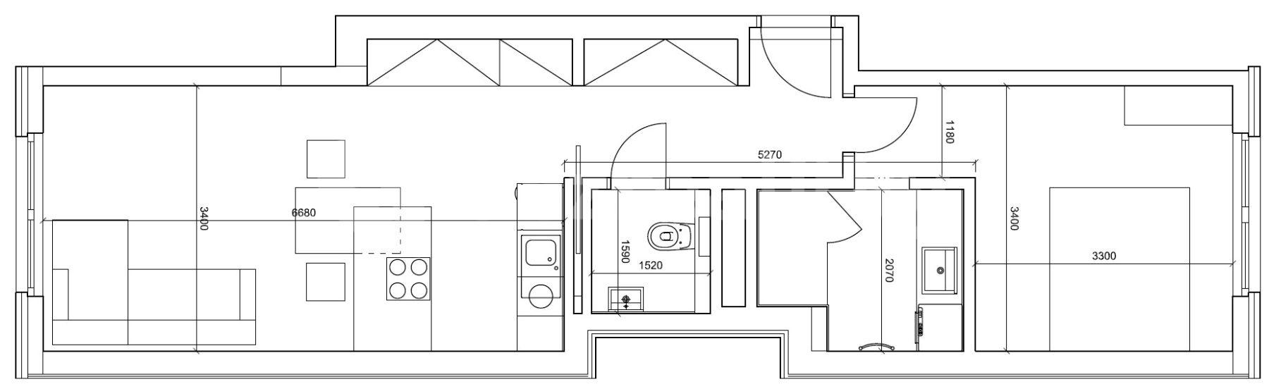 Prenájom bytu 2-izbový 53 m², Na Žertvách, Praha, Praha