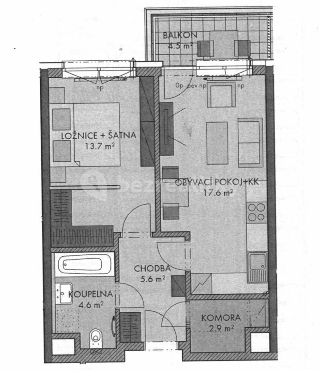 Predaj bytu 2-izbový 47 m², Siemensova, Praha, Praha