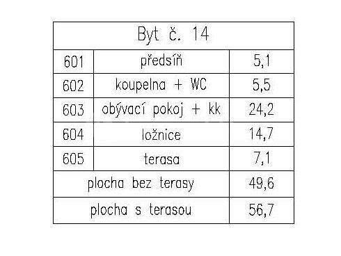 Prenájom bytu 2-izbový 57 m², Šaldova, Praha, Praha