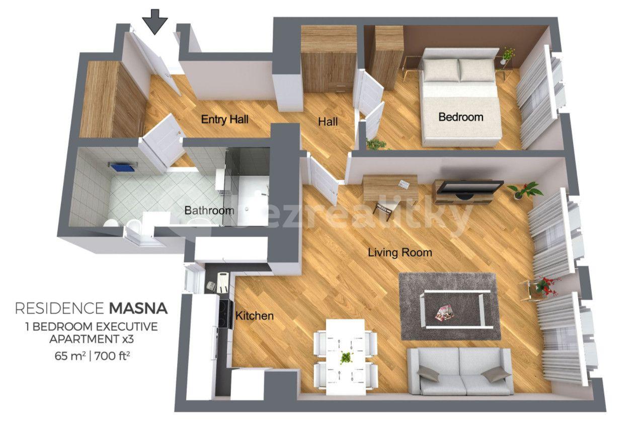 Prenájom bytu 2-izbový 65 m², Masná, Praha, Praha