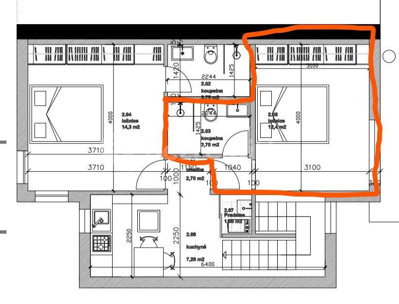 Prenájom bytu 1-izbový 20 m², Mokřanská, Praha, Praha