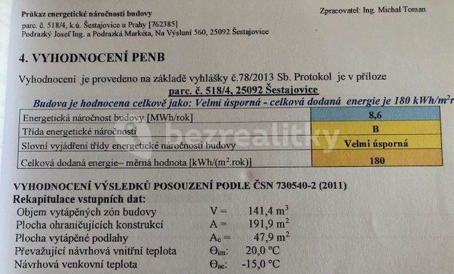 Prenájom bytu 3-izbový 48 m², V Cestách, Šestajovice, Středočeský kraj