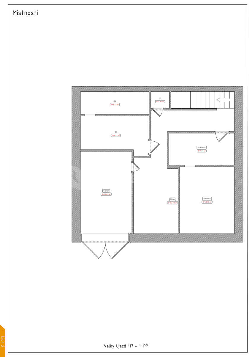 Predaj domu 220 m², pozemek 1.926 m², Chorušice, Středočeský kraj