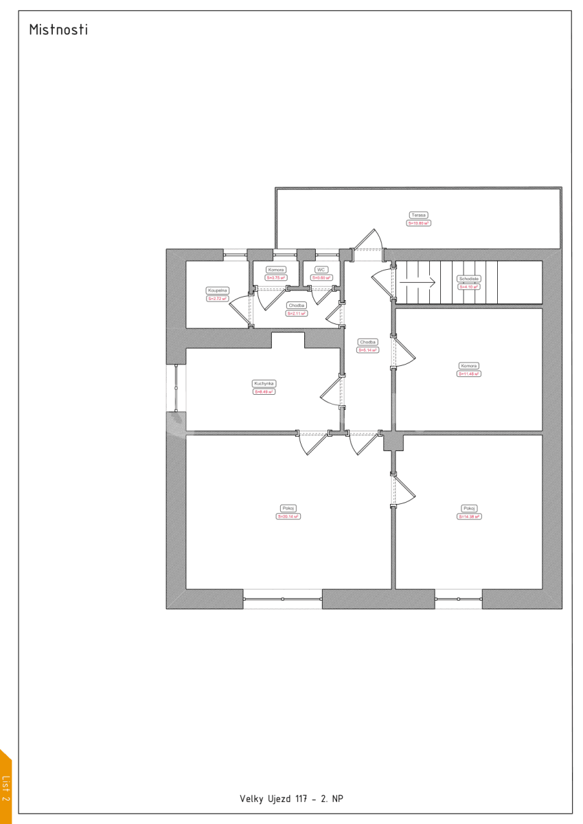 Predaj domu 220 m², pozemek 1.926 m², Chorušice, Středočeský kraj