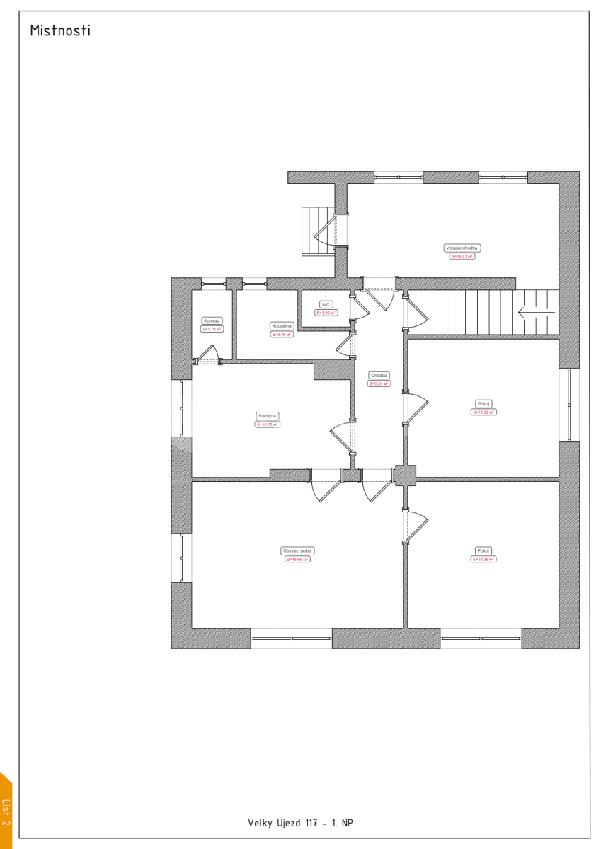 Predaj domu 220 m², pozemek 1.926 m², Chorušice, Středočeský kraj