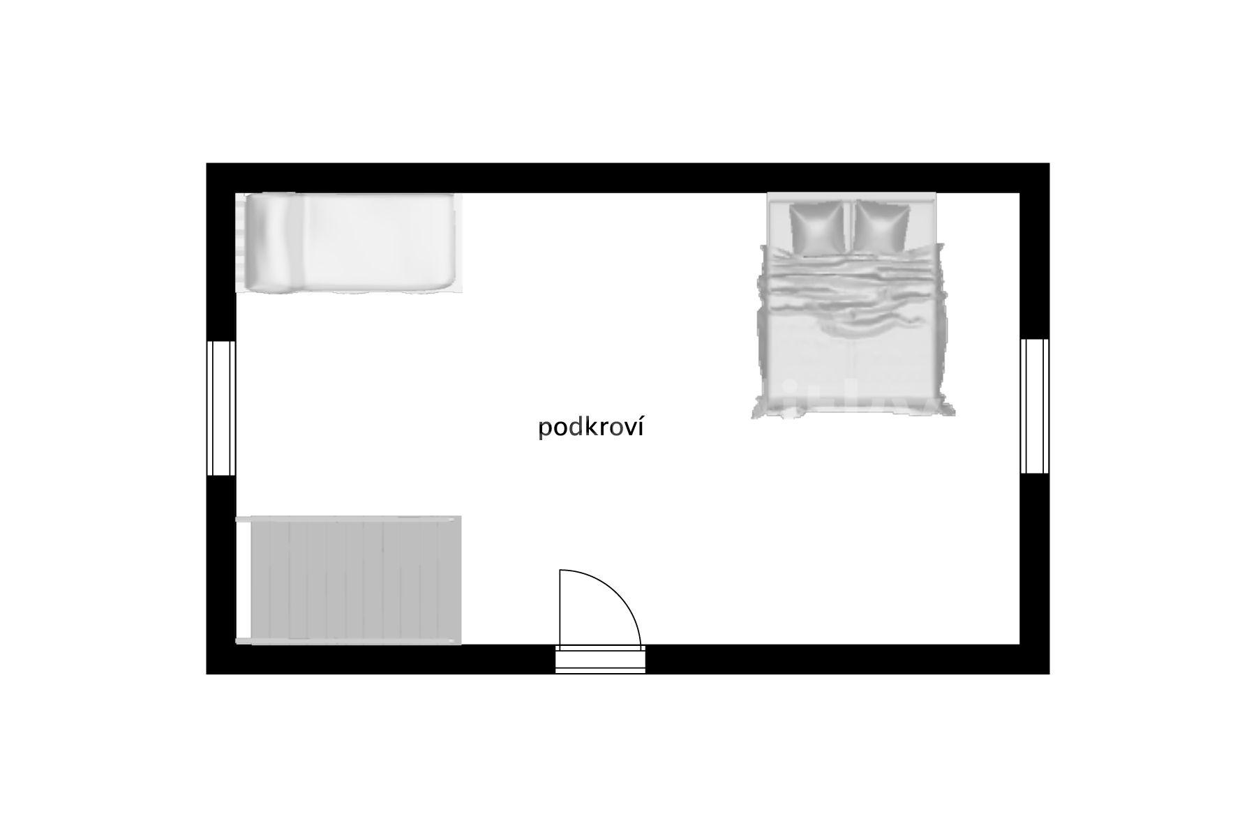 Predaj rekreačného objektu 52 m², pozemek 484 m², Zakšín, Dubá, Liberecký kraj