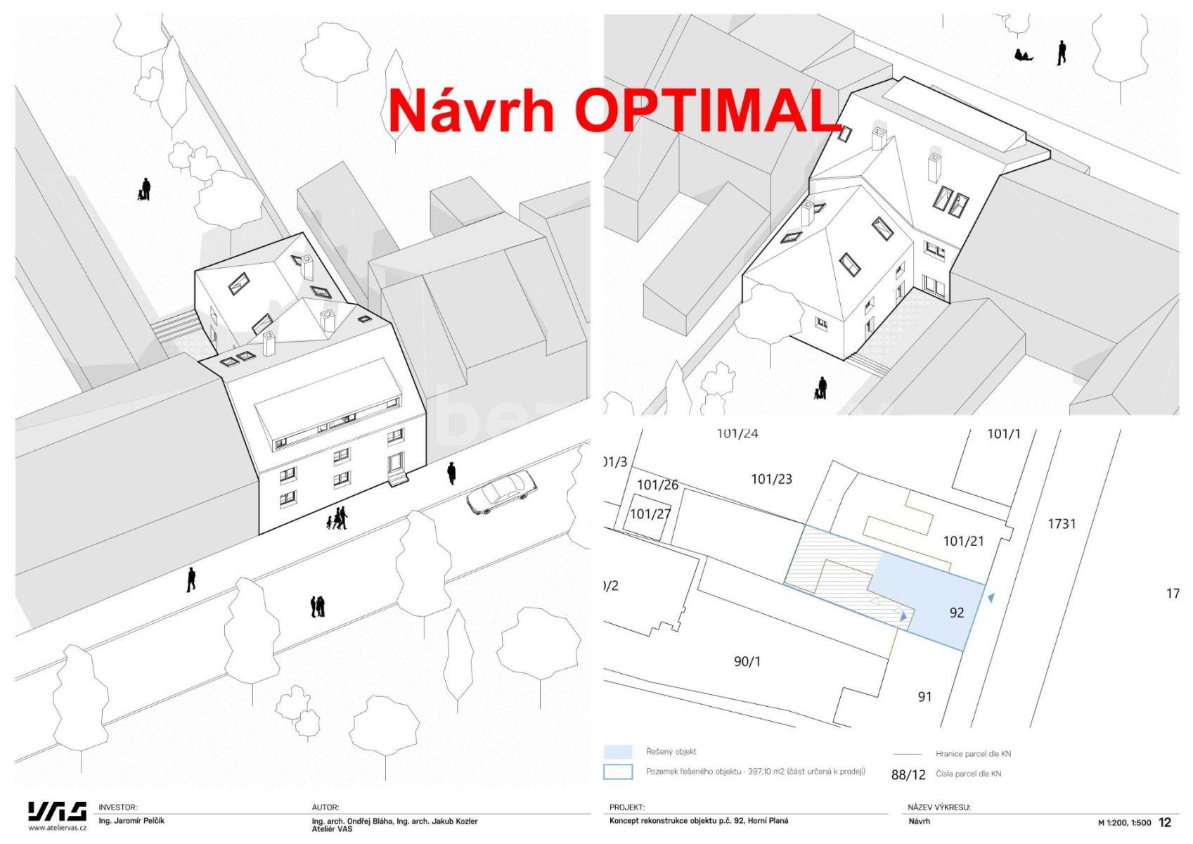 Predaj domu 498 m², pozemek 627 m², Náměstí, Horní Planá, Jihočeský kraj