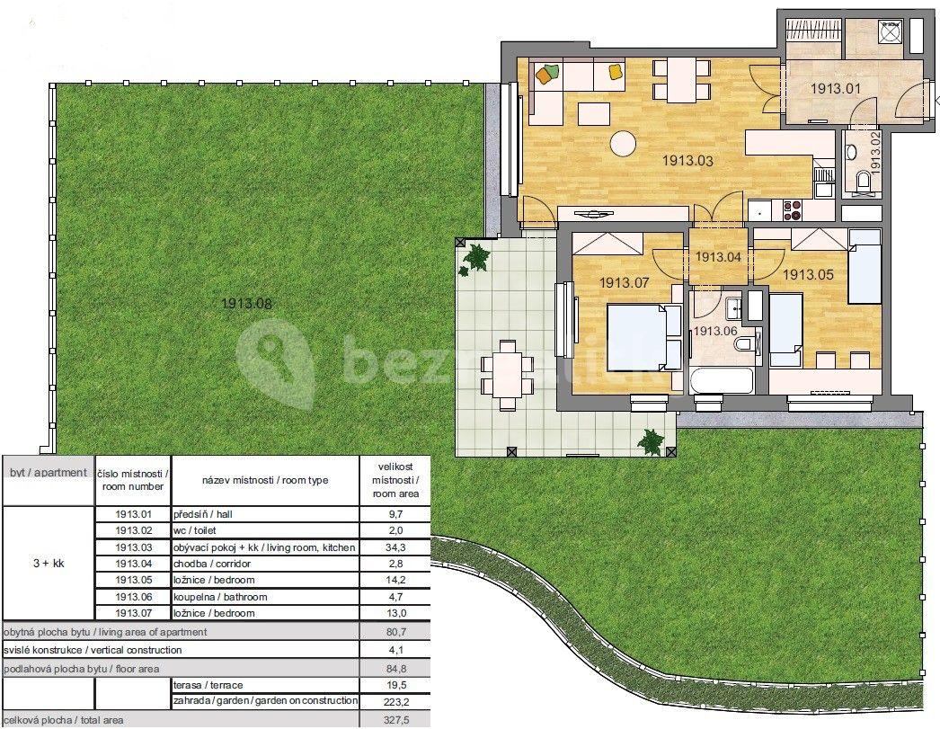 Predaj bytu 3-izbový 84 m², U Traktorky, Praha, Praha