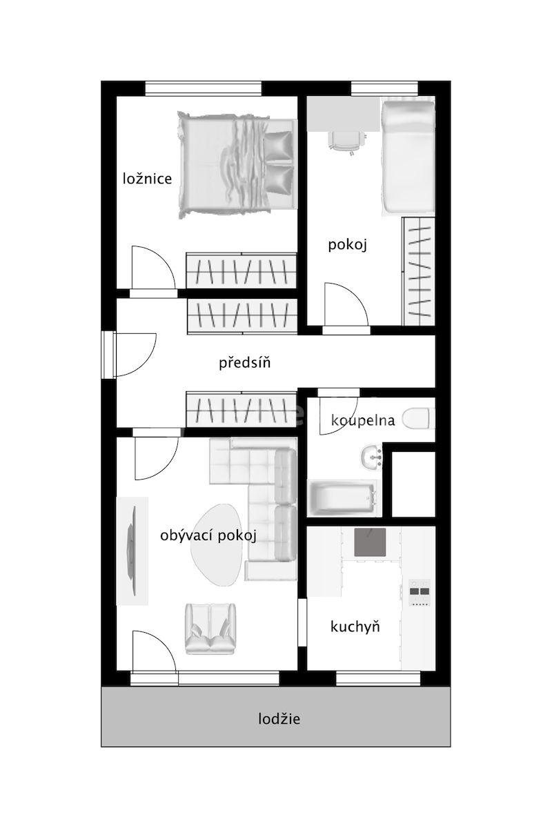 Predaj bytu 3-izbový 69 m², Murgašova, Praha, Praha