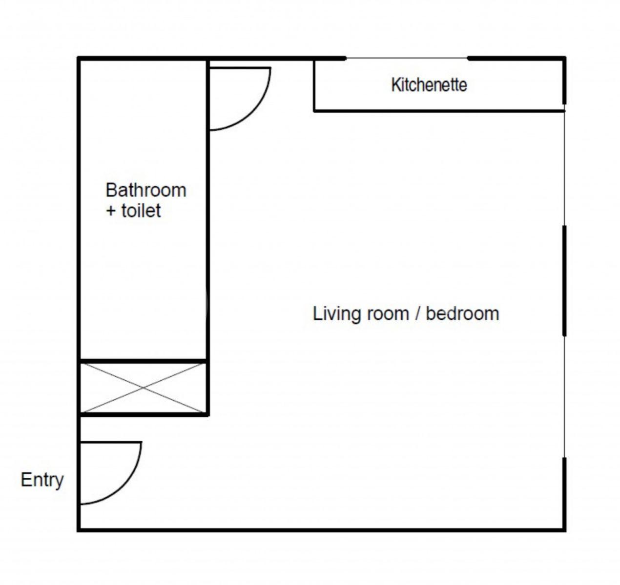 Prenájom bytu 1-izbový 20 m², Lesní, Mariánské Lázně, Karlovarský kraj