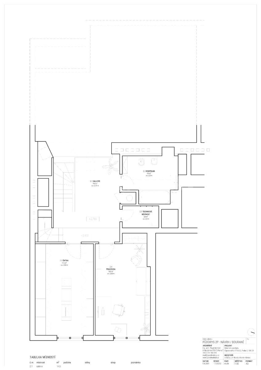 Predaj bytu 5-izbový 182 m², Čajkovského, Praha, Praha