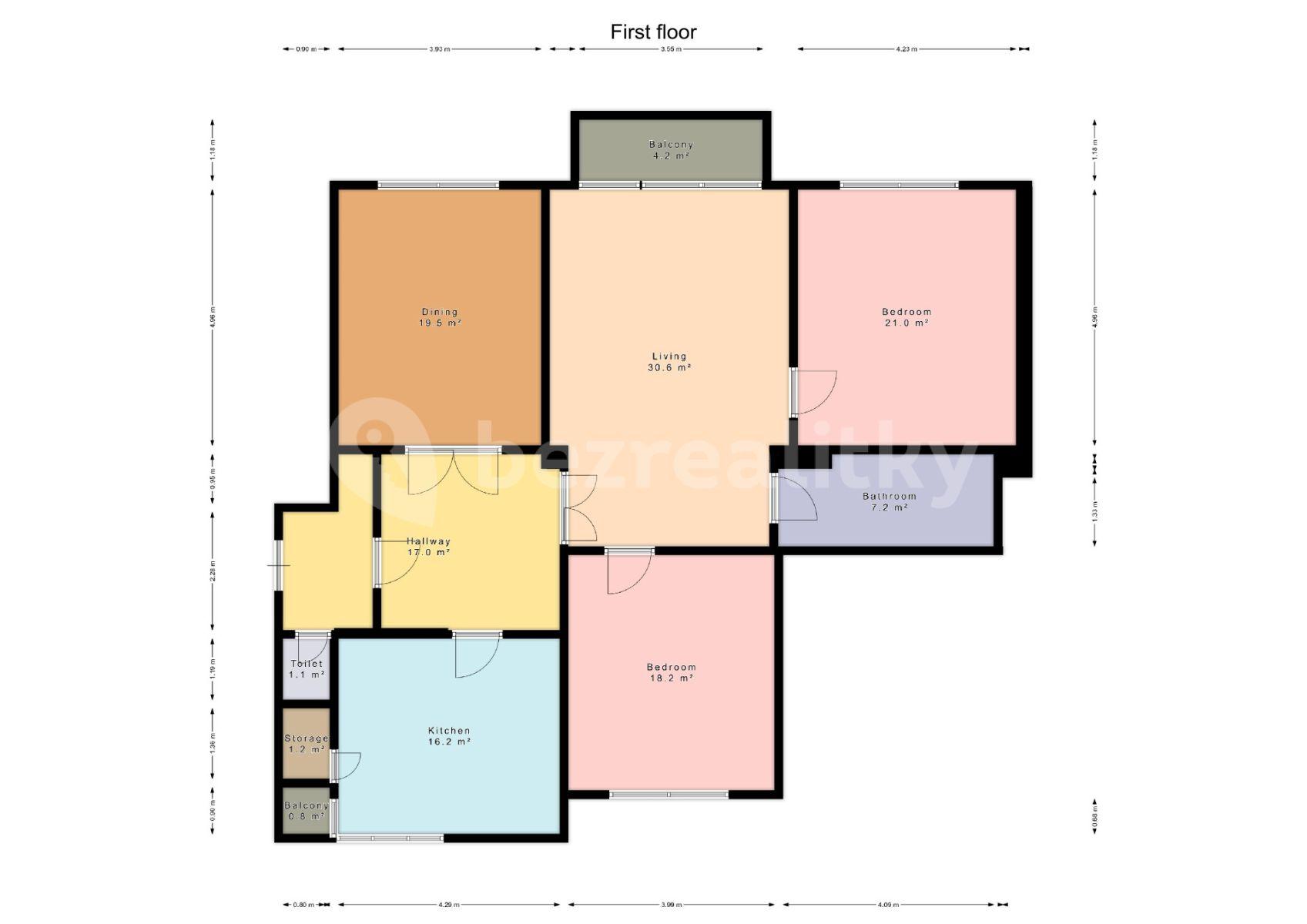 Predaj bytu 5-izbový 142 m², Poděbradovo nám., Prostějov, Olomoucký kraj