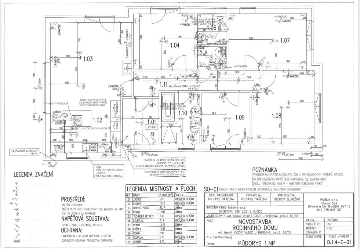 Predaj domu 140 m², pozemek 936 m², Na Vyhlídce, Vysoký Újezd, Středočeský kraj