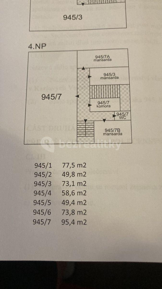 Predaj bytu 3-izbový 95 m², Moskevská, Karlovy Vary, Karlovarský kraj